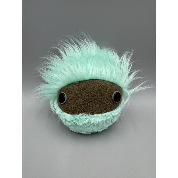 Mimbleball Round Plush 5 Inch Green Teal Stuffed Animal - Picture 1 of 6